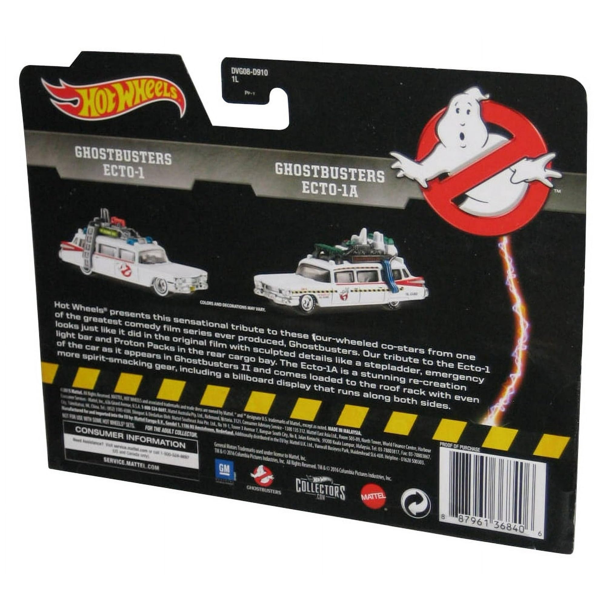 Amazon.com: Hot Wheels, Classic Ghostbusters Ecto-1 and Ecto-1A